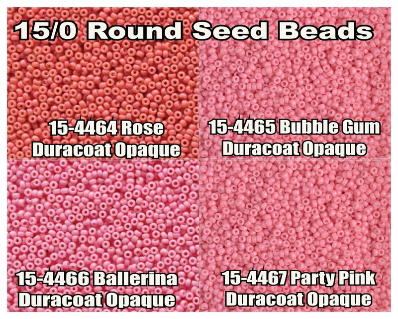 15/0 Miyuki Round Seed Beads 8.2g 15-4464, 15-4465, 15-4466, 15-4467 - The Argus Collection