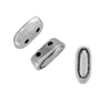 Gem! 2-Hole Beads, for 2 or 2.5mm Leather or Cord in 3 Sizes - The Argus Collection