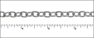 Heavy Cable EURO Chain, Small, Antique Brass, Antique Copper, Antique Silver, Gold, Silver Plated, Rhodium - The Argus Collection