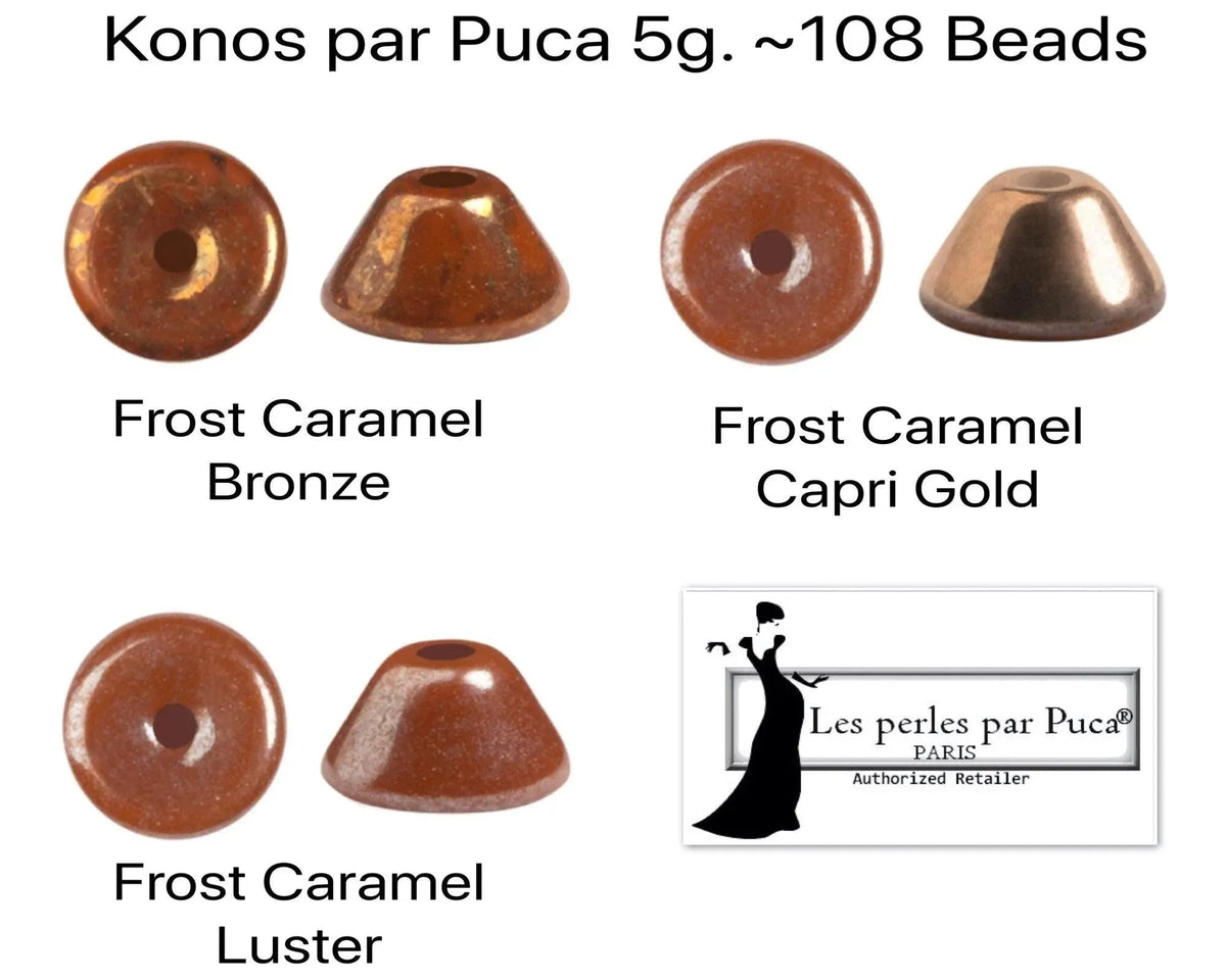 Konos par Puca 5g Caramel Finish Collection - The Argus Collection