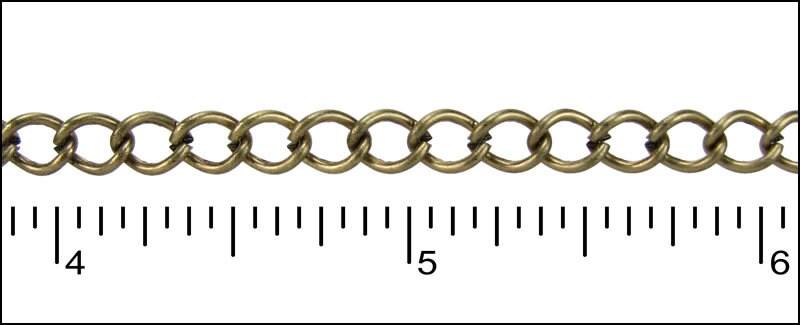 Small Curb Euro Chain, 4 Finishes - The Argus Collection