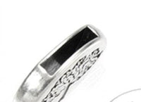 Tree of Life Slider for Leather or Cork, 5mm or 10mm, Antique Silver - The Argus Collection