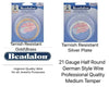 21 Gauge German-Style Half Round Wire in 2 Finishes - The Argus Collection