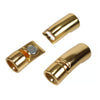 Round Curved, Magnetic Clasp, for 8mm Round Leather, Cork or Regaliz - The Argus Collection