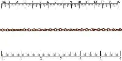 Twisted Curb Euro Chain, Antique Brass, Antique Copper, Antique Silver, Gold - The Argus Collection