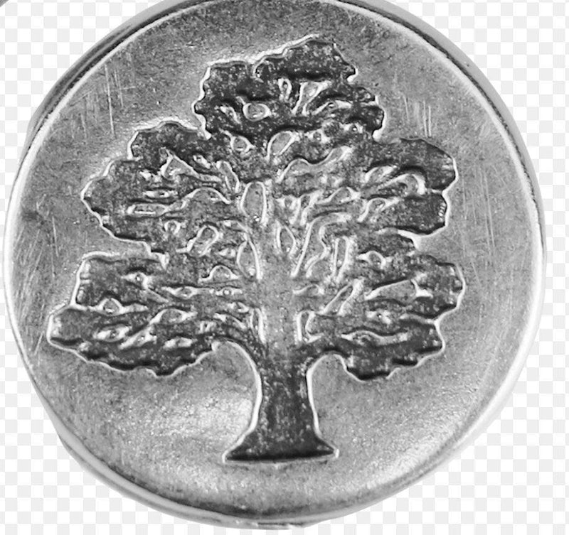 Tree of Life Slider for Leather or Cork, 5mm or 10mm, Antique Silver - The Argus Collection