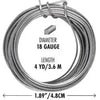 18 Gauge German-Style Square Wire in 8 Finishes - The Argus Collection