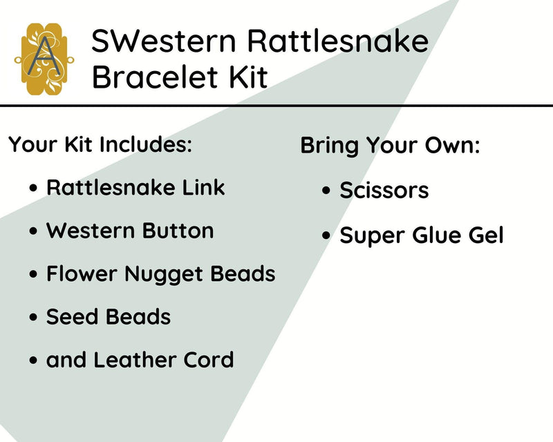 South Western Rattlesnake Bracelet Kit - The Argus Collection