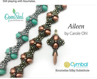 Koumelas, Cymbal Silky Bead Substitute or Embellishment, 4 Pcs. 4 Finishes - The Argus Collection