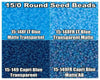 15/0 Miyuki Round Seed Beads 8.2g 15-0148F, 15-0148FR, 15-0149, 15-0149FR - The Argus Collection