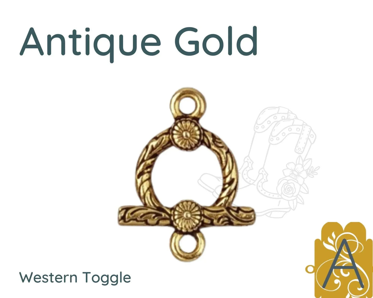 Western Toggle Clasp, by TierraCast - The Argus Collection