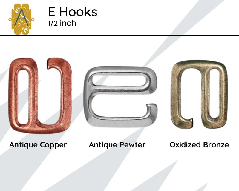 Tierracast E Hook Clasp, 1/2inch - The Argus Collection