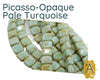 CzechMate Tile Beads, 6mm, Picasso Collection - The Argus Collection