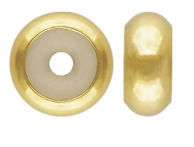 Bead Stoppers for Leather, Cord or Chain, Small, Medium or Large, in 4 Finishes - The Argus Collection