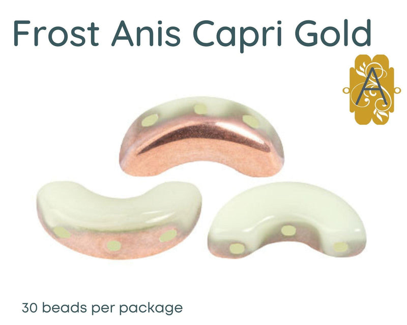 Arcos par Puca, 30 beads, Frost Anis Collection - The Argus Collection