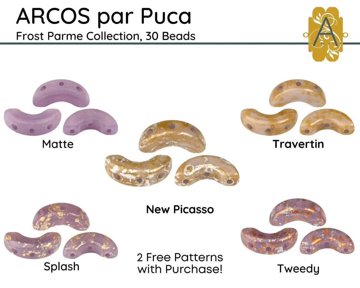 Arcos par Puca (30Beads) Frost Parme Coats Collection - The Argus Collection