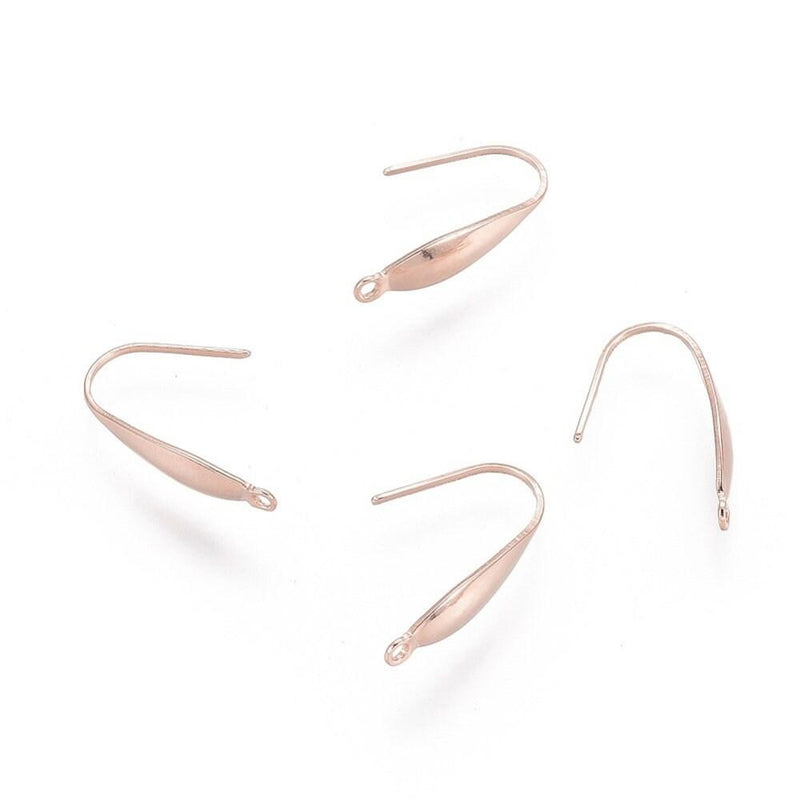 Monaco 5, Surgical Steel Earring Wires with Front Facing Loop, 2 Pair - The Argus Collection