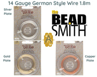 14 Gauge German-Style Wire, in 3 Finishes - The Argus Collection