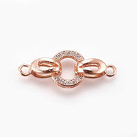 Celeste, 1-Strand Foldover Clasp, Cubic Zirconia, Precious Metal Plating - The Argus Collection