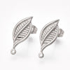 Monaco 7, 304 Stainless Steel, Fancy Earring Studs, with Loop and Ear Nut, 4 Pcs. - The Argus Collection