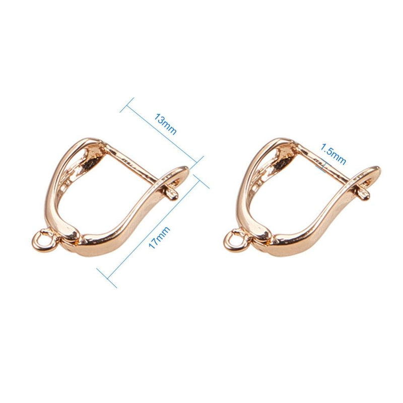 Loire 3, Leverback Earrings, 2 Pr, with Loop & Cutout, 2 Finishes - The Argus Collection