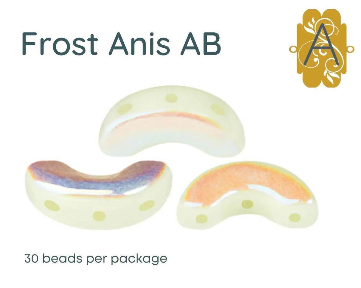 Arcos par Puca, 30 beads, Frost Anis Collection - The Argus Collection