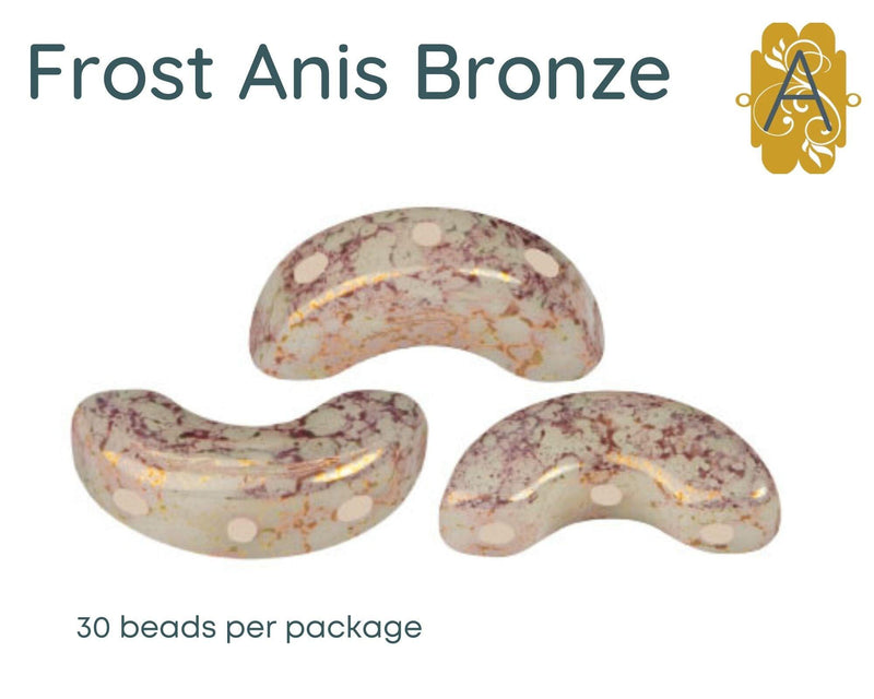 Arcos par Puca, 30 beads, Frost Anis Collection - The Argus Collection