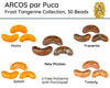 Arcos par Puca (30 Beads) Frost Tangerine Collection - The Argus Collection