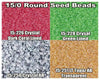 15/0 Miyuki Round Seed Beads 8.2g 15-0250, 15-0263, 15-0264, 15-0266 - The Argus Collection