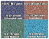 15/0 Miyuki Round Seed Beads 8.2g 15-0274, 15-275, 15-0277, 15-0278 - The Argus Collection