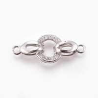 Celeste, 1-Strand Foldover Clasp, Cubic Zirconia, Precious Metal Plating - The Argus Collection