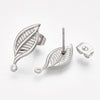 Monaco 7, 304 Stainless Steel, Fancy Earring Studs, with Loop and Ear Nut, 4 Pcs. - The Argus Collection