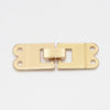 Flat Foldover Clasps, 2 or 5 Strand, Light Gold Plating, 1 or 2 Sets - The Argus Collection