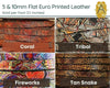 Beautifully Printed Flat Leather, 5mm or 10mm, 4 Prints - The Argus Collection