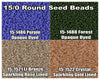 15/0 Miyuki Round Seed Beads 8.2g 15-1486, 15-1488, 15-1521, 15-1522 - The Argus Collection