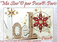 Ma Star Ornament Pattern par Puca - The Argus Collection