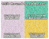 15/0 Miyuki Round Seed Beads 8.2g 15-0266, 15-271, 15-0273, 15-0274 - The Argus Collection