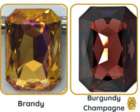 Brilliance Crystal 4627, Large Octagonal Fancy Stones - The Argus Collection