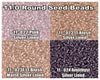 11/0 Miyuki Seed Beads 23g, 11-0022, 11-0023, 11-0023F, 11-0023 - The Argus Collection