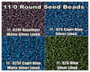 11/0 Miyuki Seed Beads 23g, 11-0024F, 11-0025, 11-0025F, 11-0026 - The Argus Collection