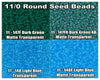 11/0 Miyuki Seed Beads 23g, 11-0147F, 11-0147FR, 11-0148, 11-0148F - The Argus Collection