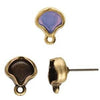 Kamares, Cymbal Ginko Earring Posts, 4 Finishes - The Argus Collection