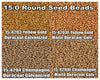 15/0 Miyuki Round Seed Beads 8.2g 15-4203, 15-4203F, 15-4204, 15-4204F - The Argus Collection