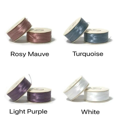 Nymo® Size B Thread, Bobbin, 16 Colors 72yds\67m. - ArgusCollection