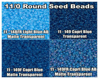 11/0 Miyuki Seed Beads 23g, 11-0148FR, 11-0149, 11-0149F, 11-0149FR - The Argus Collection