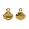 Vlichada, Cymbal Ginko Bead Pendant Setting, 2 Pcs. 4 Finishes - The Argus Collection