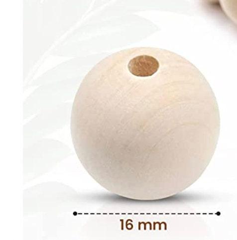 Wooden Bead 16mm, 20mm & 40mm - The Argus Collection