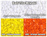 Miyuki Half Tila, 5g, HTL402F, HTL402FR, HTL404, HTL406 - The Argus Collection