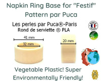 Festif Napkin Ring Pattern par Puca - The Argus Collection