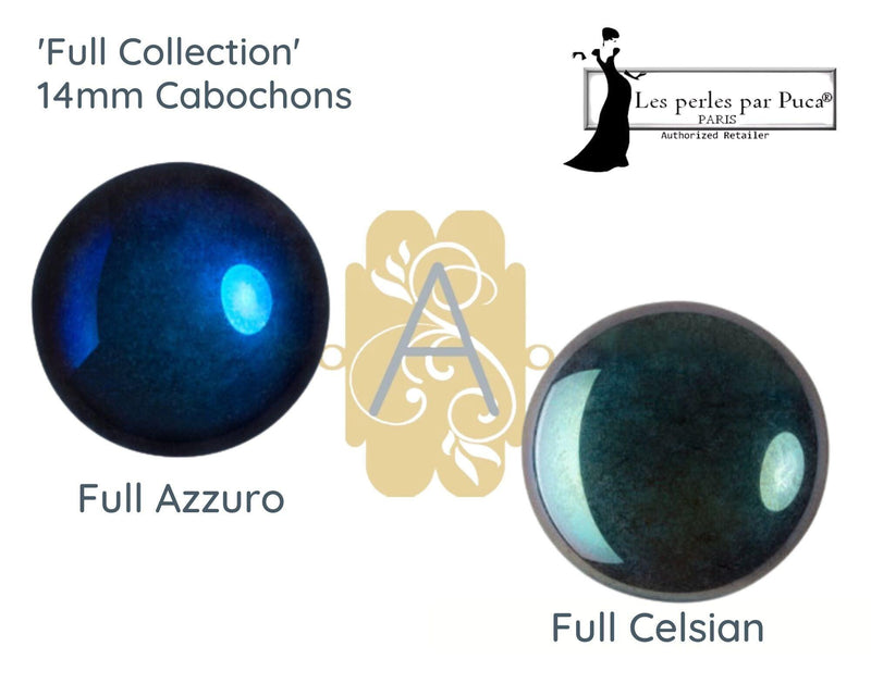 Cabochons par Puca, 14mm, Full Collection - The Argus Collection